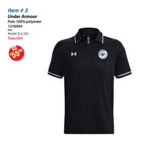 Item 03 Pamphile Le May UA Polo Adulte 1376904 2025